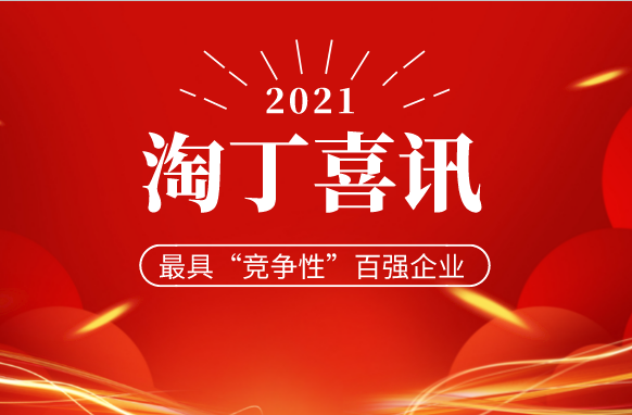 喜讯！淘丁科技荣获2021年陕西省代理记账行业最具“竞争性”百强企业！